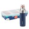 Bento Switch Up lunch box with Bottle. Leakproof with adjustable dividers and 16.9 fl oz Bottle. BPA free, dishwasher safe. Durable, food grade stainless steel. Color/print Misty.
